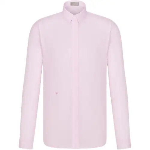 DIOR Shirts Men's Pink Pointed Collar Moderate Other