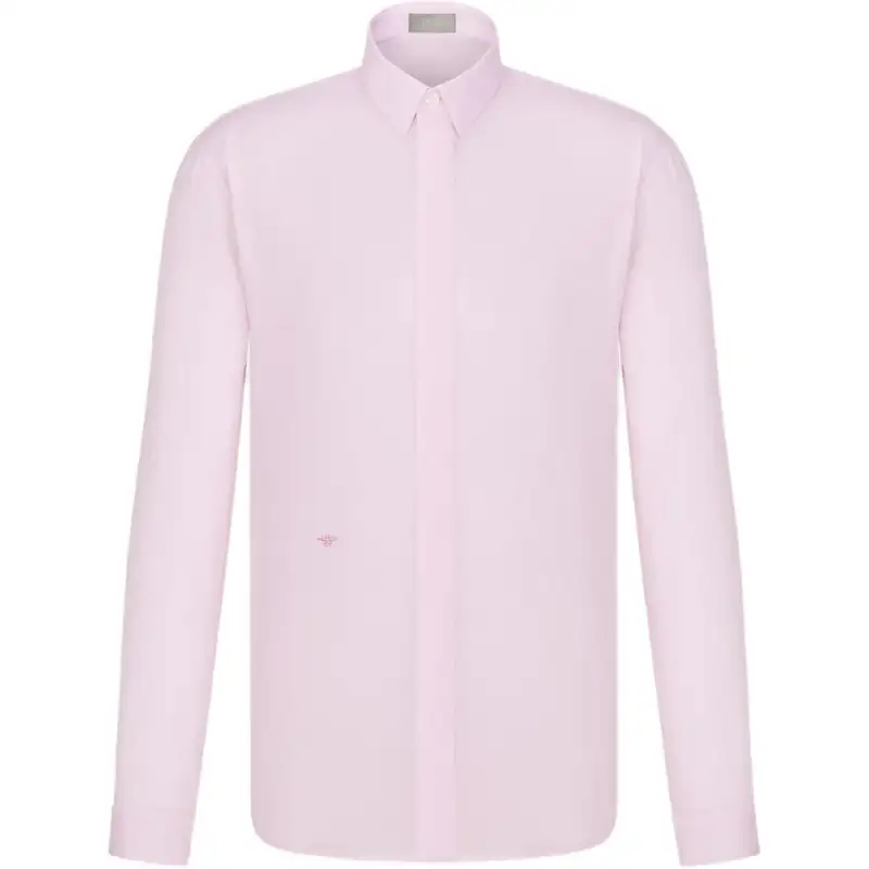 DIOR Shirts Men's Pink Pointed Collar Moderate Other