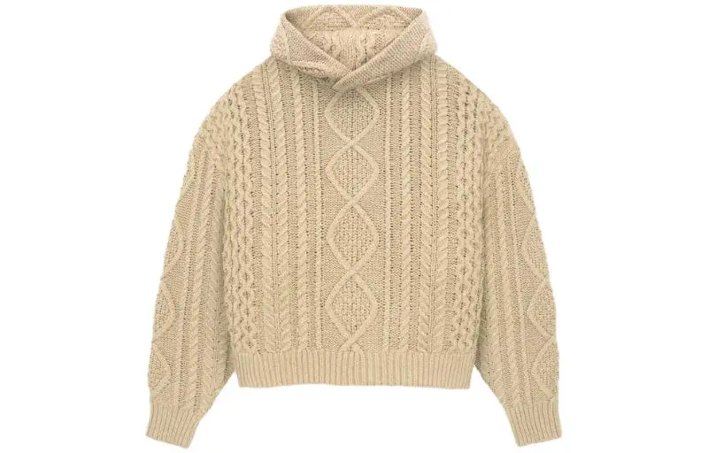 Fear Of God Essentials Cable Knit Hoodie