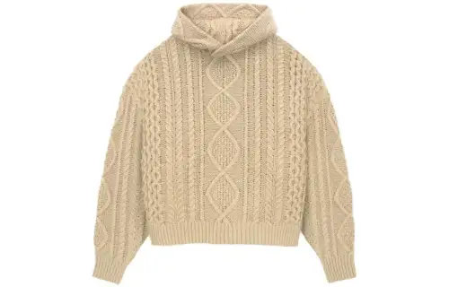 Fear Of God Essentials Cable Knit Hoodie
