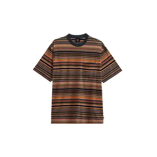 Vans Braden Stripe Knit Shirt T Shirt Men's Umber