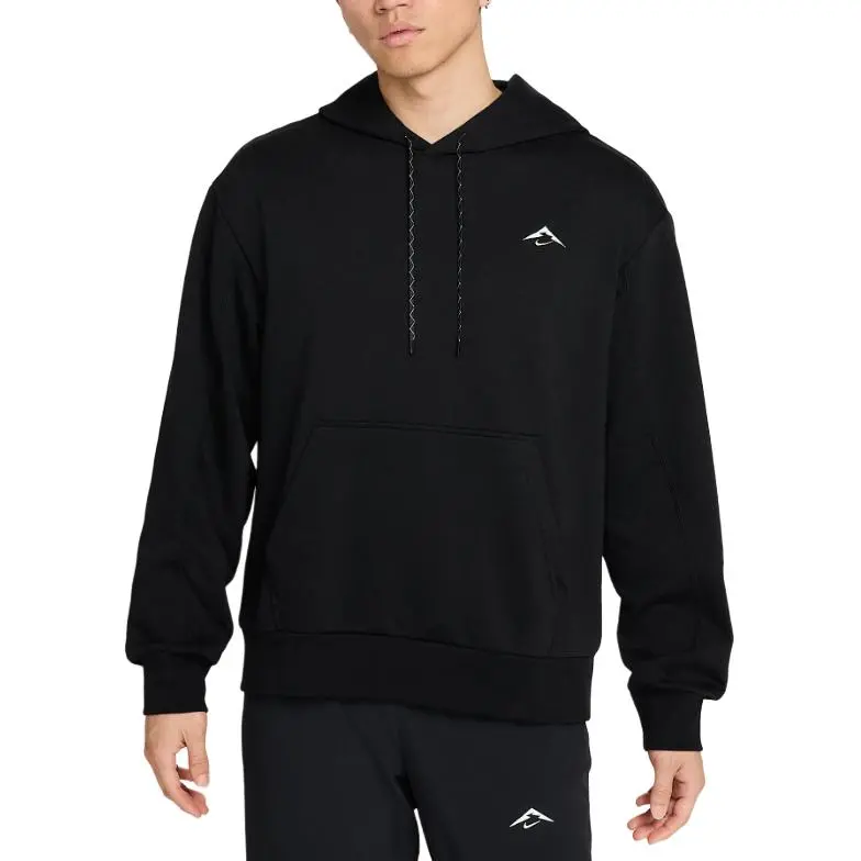 Nike Sweatshirts Men's Black Hooded Moderate