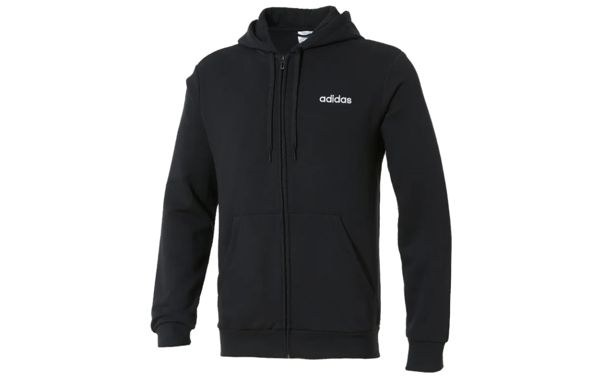 Adidas Jackets Men's Black Hooded Moderate Other