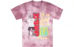Travis Scott T Shirts Men's Rose Red Moderate Straight Fit