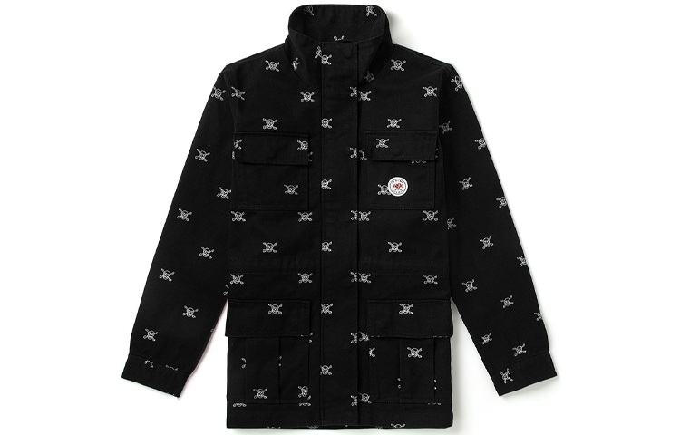 Куртка Vans с принтом (черная)