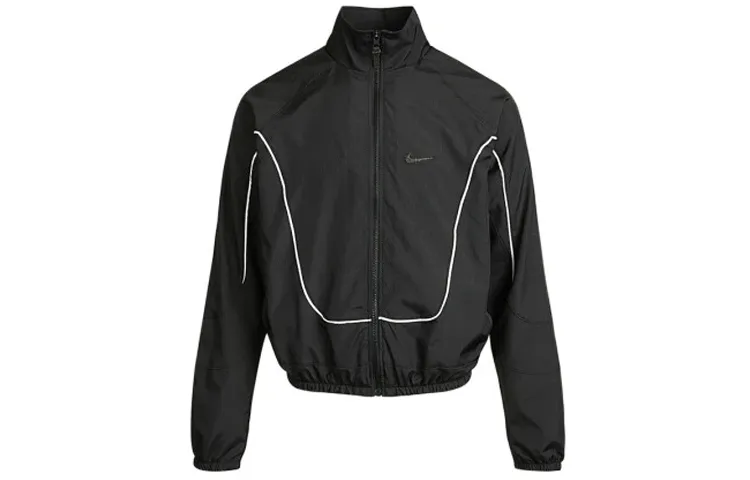 Nike Jackets Men's Black Stand Collar Moderate Other