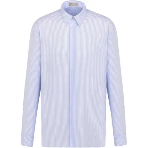 DIOR Icon Shirts Men's White Lapel Moderate Other