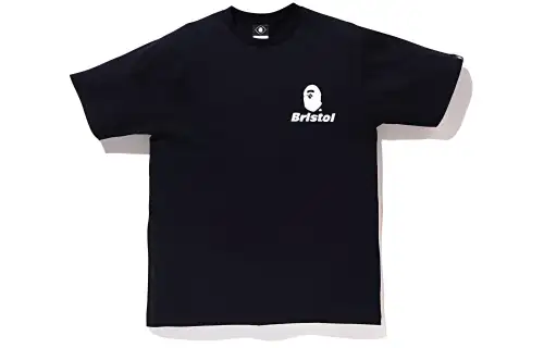 A BATHING APE Head Series T Shirts Men's Crew Neck Moderate Straight Fit