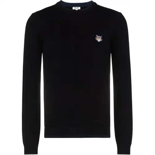 KENZO Sweaters Men's Black Crew Neck Moderate Other