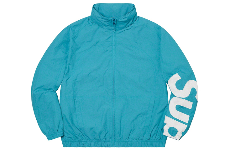 Унисекс куртка Supreme SS21 Week 1 Spellout Track Jacket (разноцветная) — фото 4