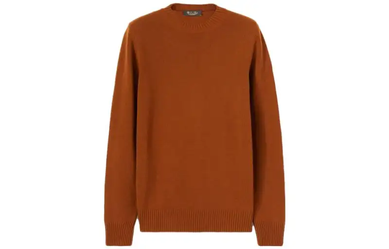 Loro Piana Sweaters Men's Brown Crew Neck Moderate Other
