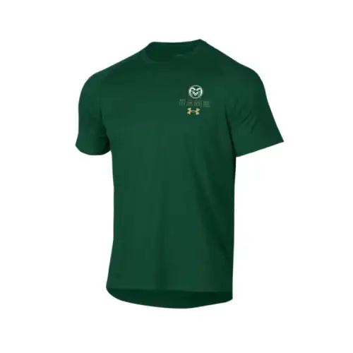 Under Armour TechCollegiate T Shirt Men's Green