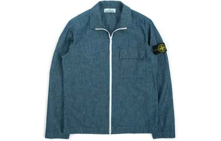 STONE ISLAND Jackets & Coats Men's Blue