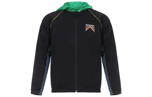 PRADA Jackets Men's Black Hooded Moderate Other