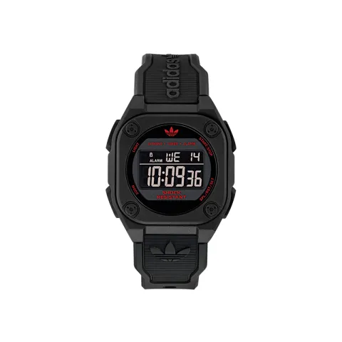 Adidas Originals Wrist Watches Electronic Movement Resin Strap Black Dial Unisex