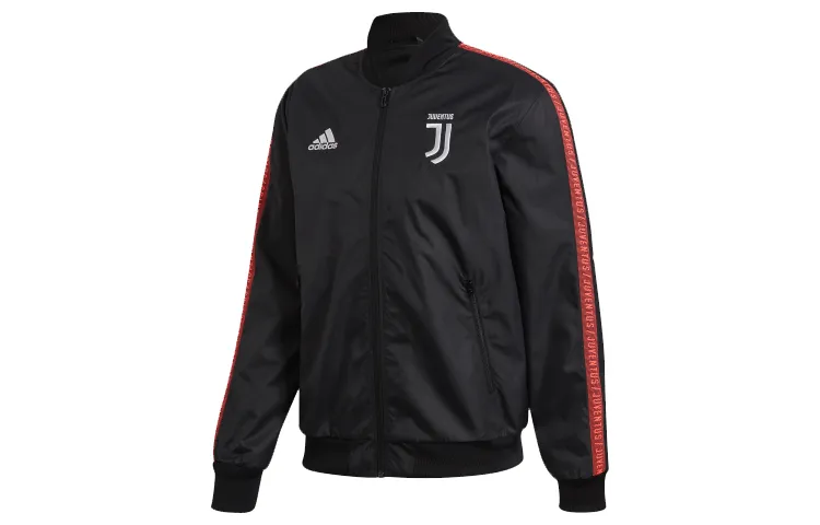 Adidas Jackets Men's Black Stand Collar Moderate Pilot