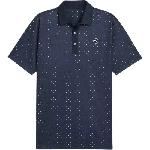 PUMA Polo Shirt Men's Dark Marine Blue