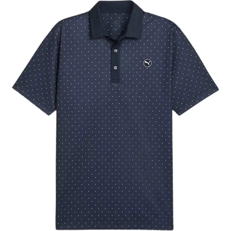 PUMA Polo Shirt Men's Dark Marine Blue