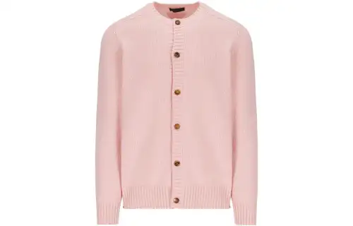 PRADA Knitwear Men's Crew Neck Moderate Cardigan