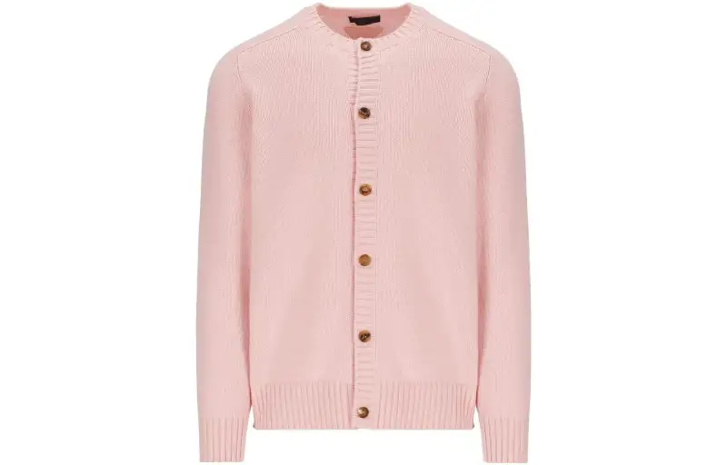 PRADA Knitwear Men's Crew Neck Moderate Cardigan