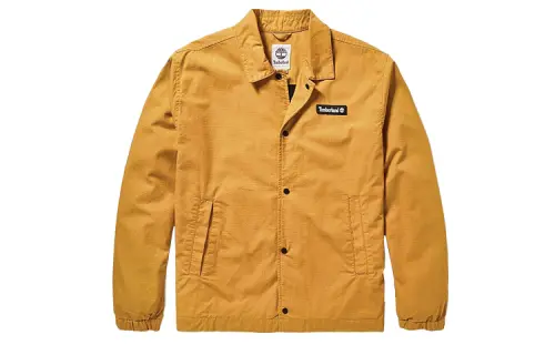 Timberland Jackets Men's Dark Cheese Color Lapel Moderate Other