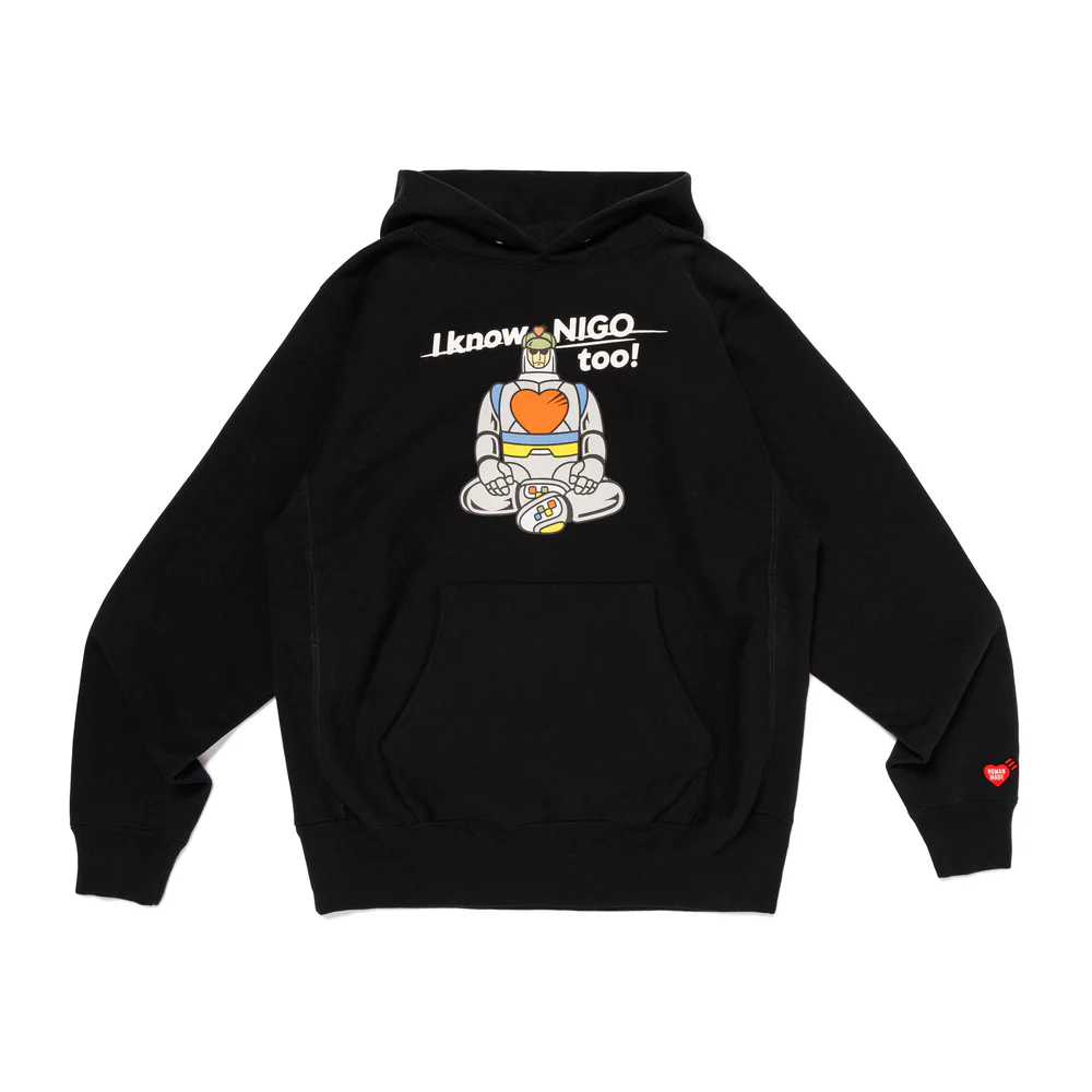 Худи Human Made x I KNOW NIGO TOO (серое)