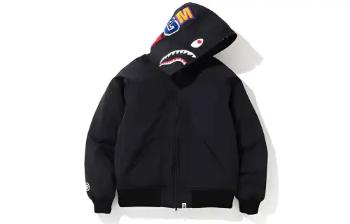 A BATHING APE Shark Series Jackets Unisex Hooded Moderate