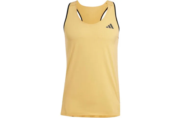 Adidas Running Tank Top Men's Yellow