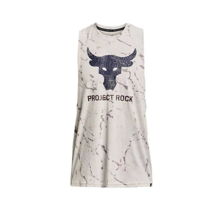 Under Armour Project Rock Tank Top Men's White