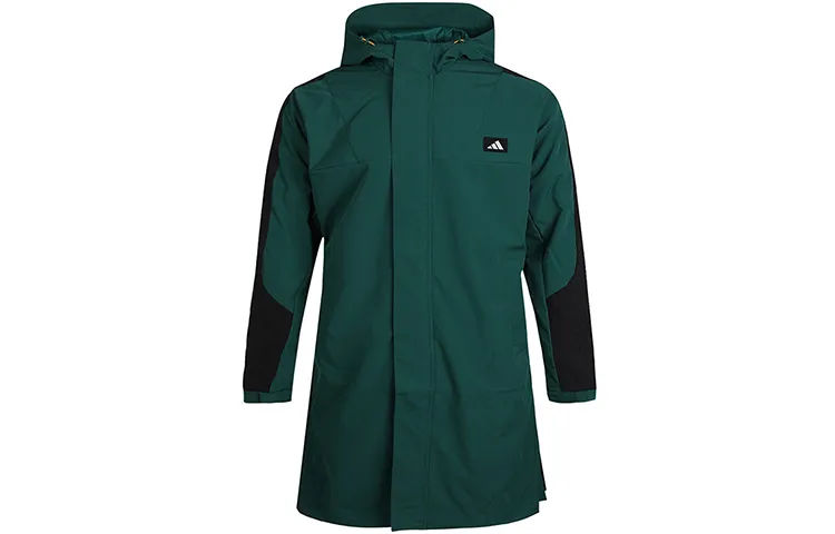 Adidas Jackets Men's Green Hooded Moderate Other