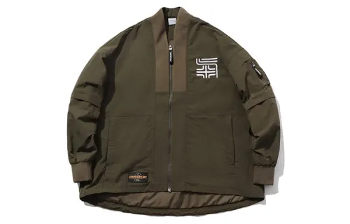 Li Ning Jackets Men's Olive Green Baseball Collar Moderate Other