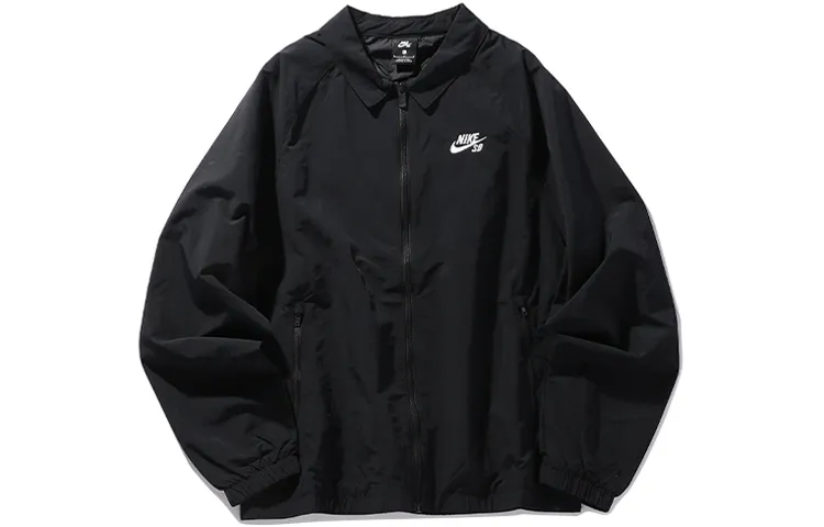 Nike Jackets Men's Black Lapel Moderate Other