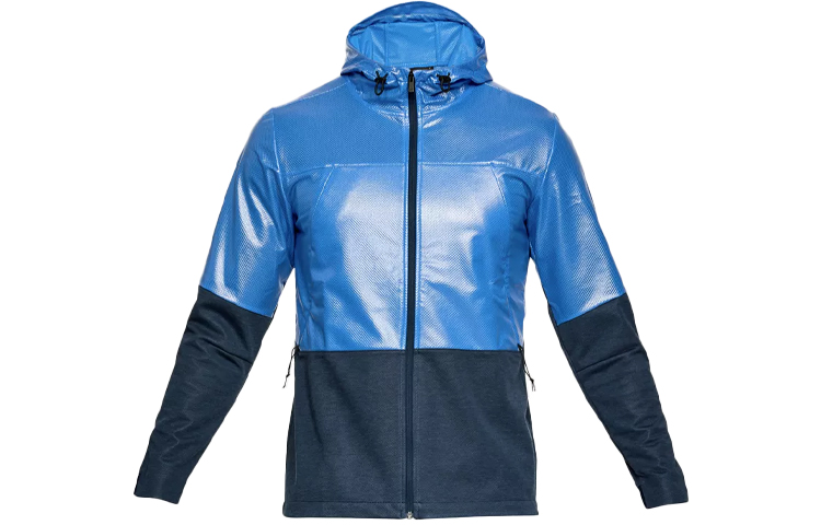 Under Armour Jackets Men's Blue Hooded Moderate Other