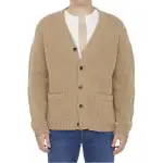 GUCCI Knitwear Men's Brown V Neck Moderate Other