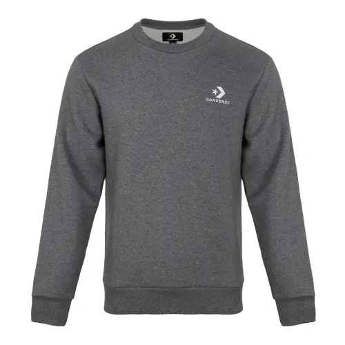 Converse Sweatshirts Men's Gray Crew Neck Thickened