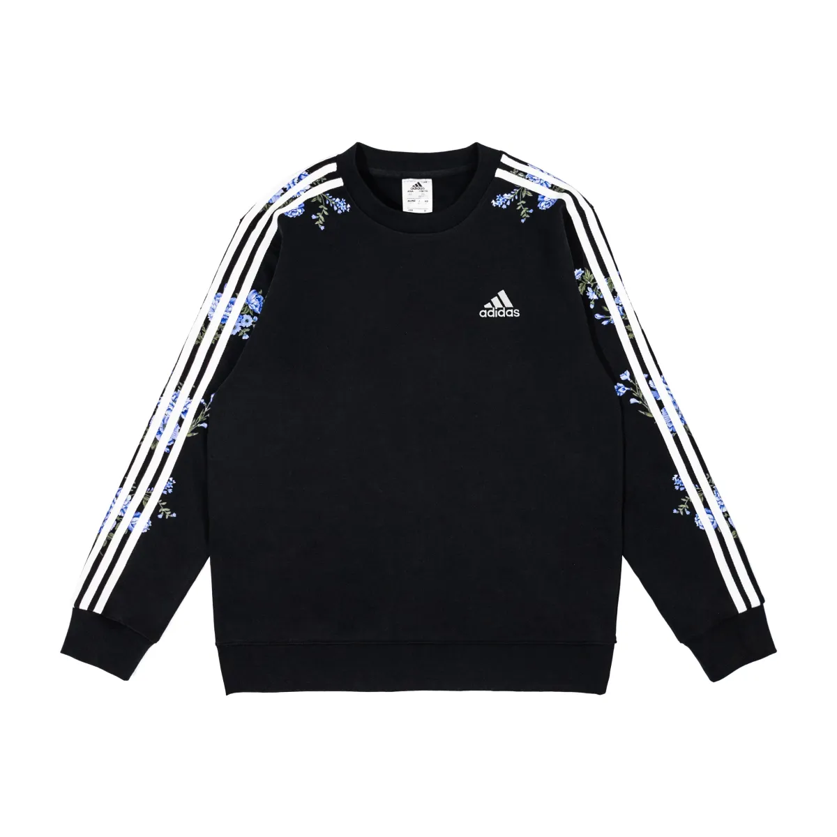 Adidas Sweatshirts Unisex Black Crew Neck Moderate