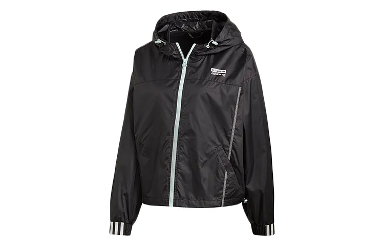 Adidas Originals R.Y.V Jackets Women's Black Hooded Moderate Other
