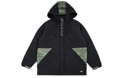 Dickies Jackets Men's Black Hooded Moderate Other