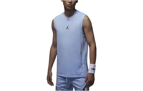 Jordan Apparel Collection Tank Tops Men's Blue Crew Neck Thin Other