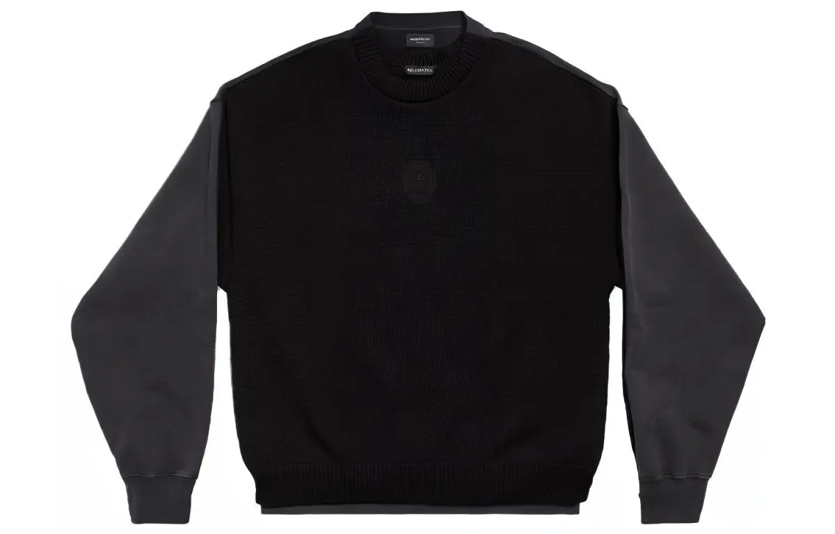 Balenciaga FW23 Knitwear Loose Fit Men's Black