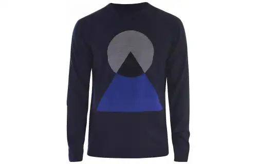 KENZO Sweaters Men's Dark Blue Crew Neck Moderate Other