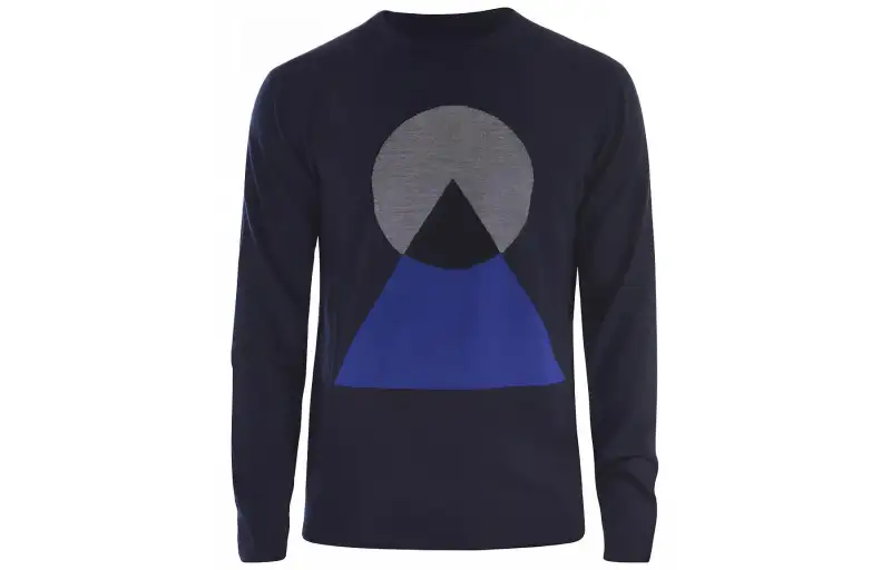 KENZO Sweaters Men's Dark Blue Crew Neck Moderate Other
