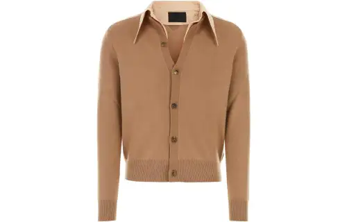 PRADA Buttoned Layered Cardigan
