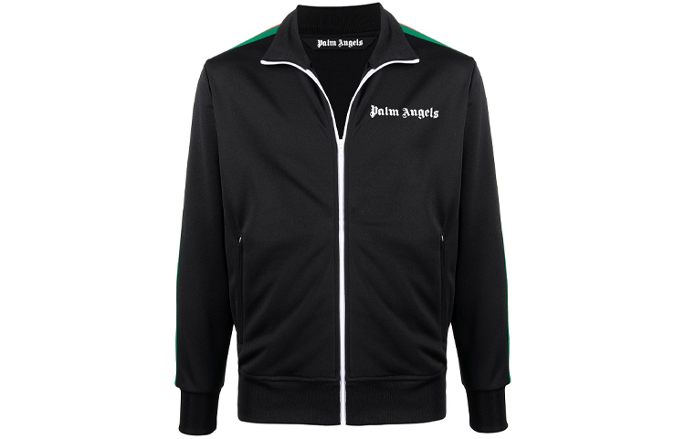 Мужская куртка PALM Angels SS21 Logo Track Jacket (черная)