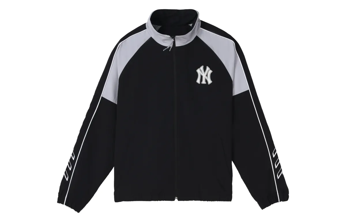 MLB Jackets Unisex Black Stand Collar Moderate