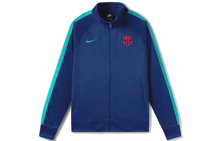 Nike Jackets Men's Dark Royal Blue Stand Collar Moderate Other