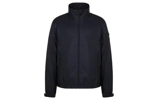 PRADA Jackets Men's Navy Blue Turtleneck Thin Other