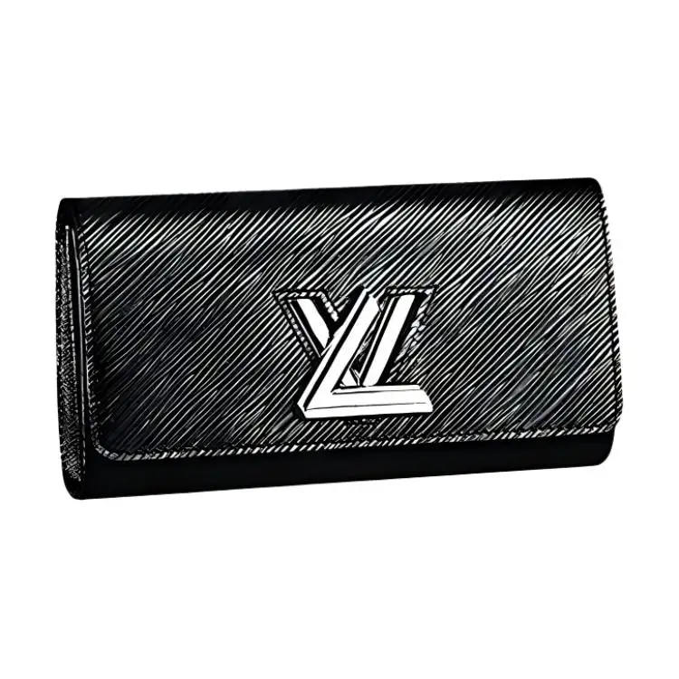 LOUIS VUITTON Twist Epi Leather Wallet Regular Women's Black