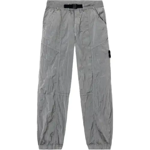 STONE ISLAND SS25 Knitted Sweatpants Men's Pearl Gray