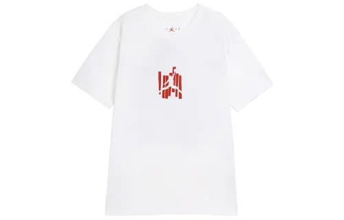 Jordan T Shirt Men's White/Gym Red
